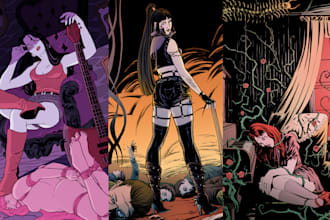 draw nsfw, kinky, pulp, horror, fantasy, and dark comics