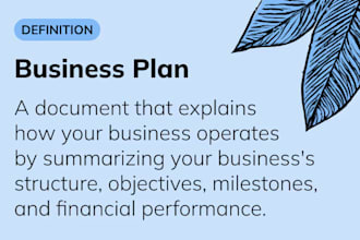 create a business plan from a 25 year private equity investor