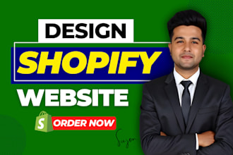 design shopify store, shopify dropshipping website, or ecommerce shopify website