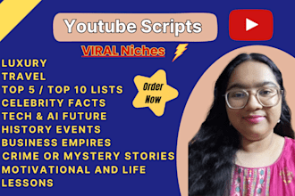 write quality youtube script