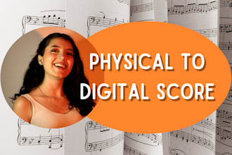 convert physical to digital score and midi file