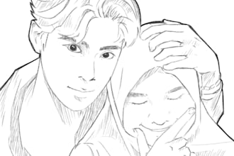 sketch your personal photos or your idol