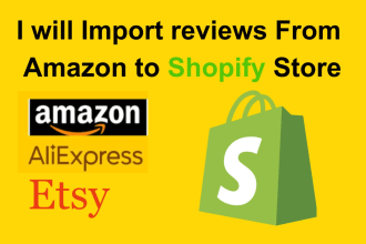 import reviews from amazon to shopify store