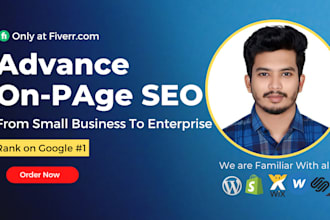 do perfect onpage technical SEO  schema markup for wordpress wix shopify website