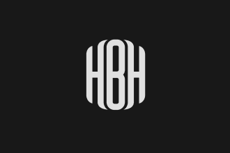 do creative monogram initials lettering fashion logo design