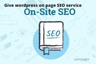 give wordpress on page SEO service