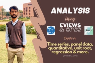 do time series, panel data analysis for research