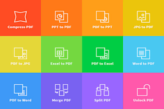 convert PDF to word, excel or CSV