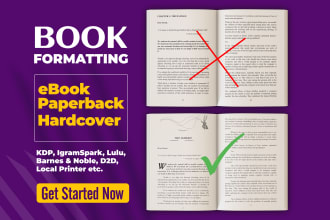 do book formatting for amazon KDP lulu barnes ingramspark