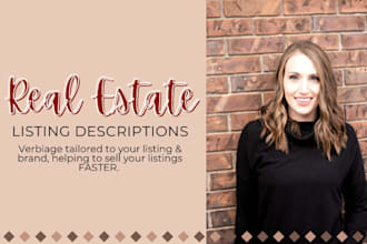 write real estate listing descriptions that sell