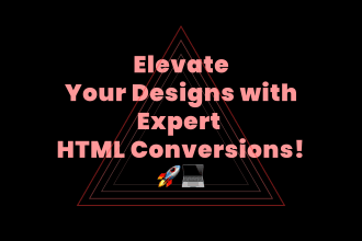 convert figma to html xd to html psd to html css bootstrap