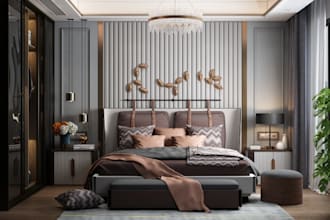 design and render interior by 3dmax