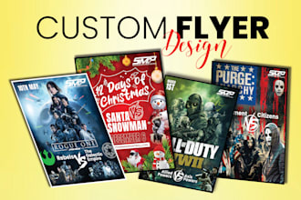 design attractive folder, flyer, pamphlet, menu or brochure