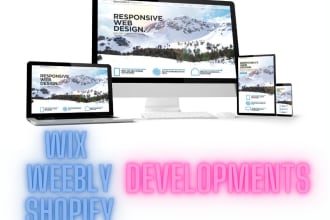 design, develop or redesign a business wix website