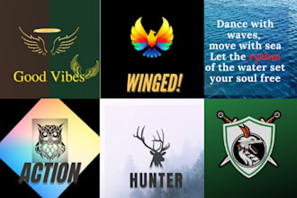 design a splendid and beautiful logo in modern form