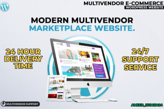 develop multi vendor website and wordpress ecommerce store