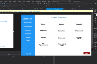 develop desktop applications in csharp java or python