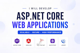 build asp net mvc, asp net core web application