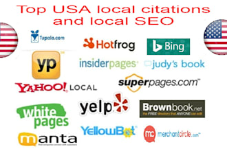 usa top local SEO citations from brightlocal, yext, moz etc