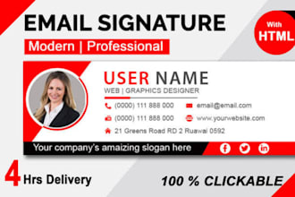 make premium and clickable email signature