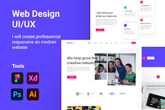 creat modren and professional websites