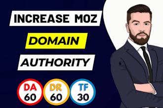 increase your moz da and ahrefs DR with high authority SEO backlinks