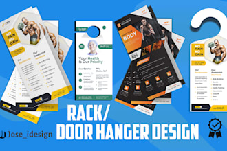 design professional door hanger for your business
