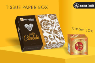 do your box packaging design, mailer box, product box