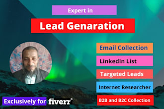do linkedin leads generation and email list