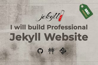 development professional website using jekyll