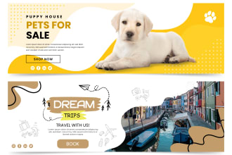 design eye catching banner for your product or brand
