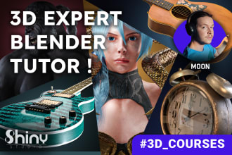 be your blender modelling tutor in zoom call workshops