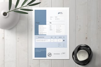 design letterhead, invoice, and receipts for your business