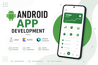 develop or fix android app using java, kotlin or jetpack compose