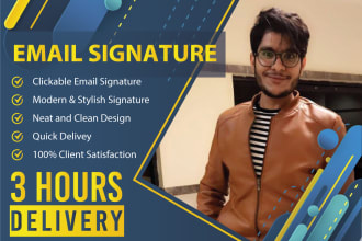 make clickable, professional HTML email signature