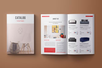 design catalogue, sell sheet, magazine by indesign or affinity