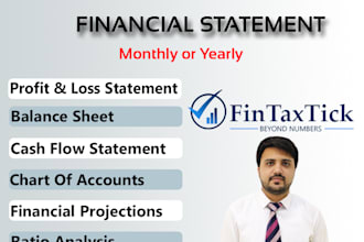 create profit and loss from bank and credit card statements