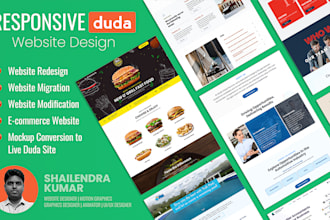 build a duda website, duda website design and redesign