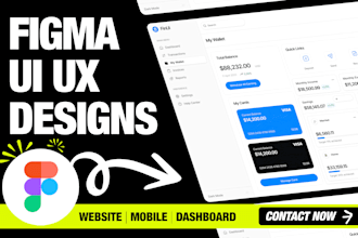 ui ux design, dashboard design, web app design, saas erp design in figma