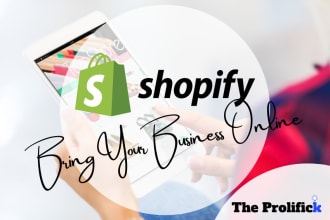 design or redesign your shopify store