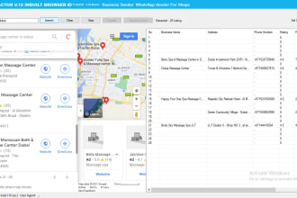 scrape google map business data