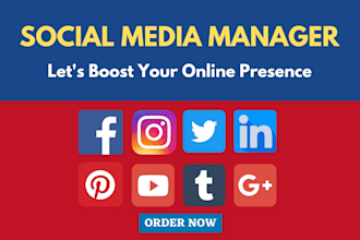 be your social media manager marketing and advertising expert