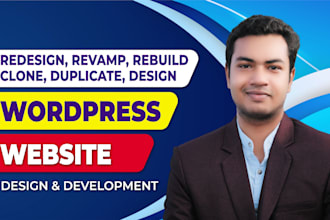 design or custom or redesign a wordpress website using elementor