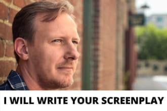 write your screenplay or TV pilot