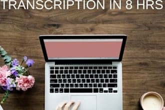 transcribe 30 mins video or audio