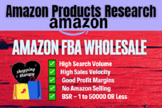 do amazon fba wholesale product research