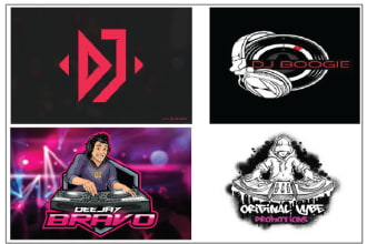 design stunning dj, music, artist, band producer logo