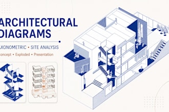 create architectural diagrams, axonometric drawings and site analysis