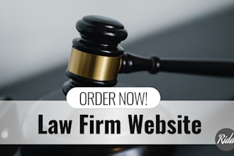 design develop business website for law firm, lawyer, legal attorney or advocate
