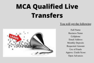 provide real time mca transfers